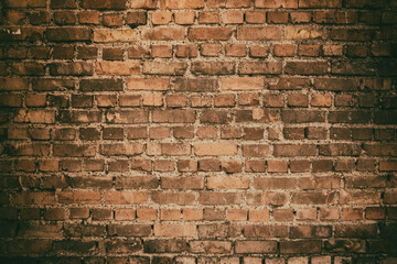 Brick old texture wall for background design