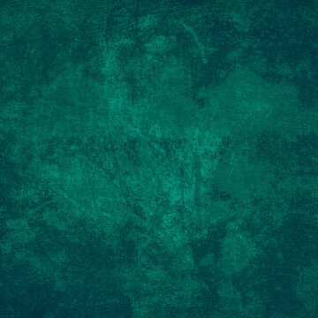 Abstract Blue Green Grunge Textured Background With Space