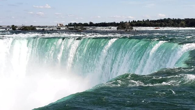 Stunning view of the Canadian side of Niagara Falls
