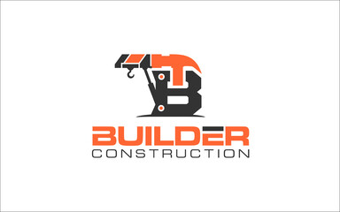 Illustration vector graphic of construction and building concept logo design template