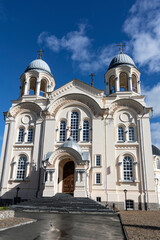 Fototapeta premium Holy Cross Cathedral. Verkhoturye
