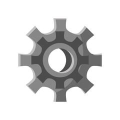 gear cogwheel flat icon