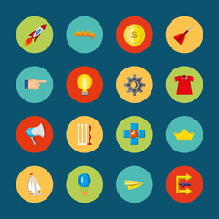 icon set disrupt idea