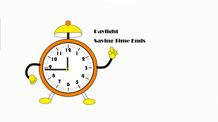 End of Daylight Savings Time. Set back 1 hour. The first Sunday in November