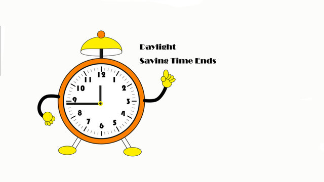 End of Daylight Savings Time. Set back 1 hour. The first Sunday in November
