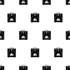 Voltage Stabilizer Icon Seamless Pattern, Ac Electric Voltage Stabilizer, Automatically Maintain A Constant Output Voltage Level