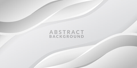 Flow curve wave elegant luxury white background modern abstract banner digital minimalism