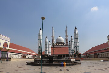 The most beautiful mosque in Central Java, Indonesia © Rizal