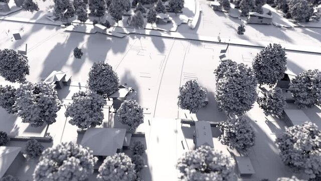 Construction of an urban neighborhood