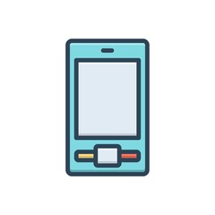 Color illustration icon for ipaq