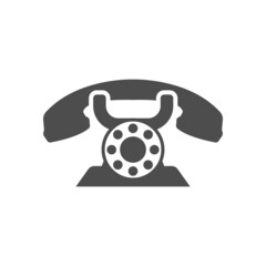 Telephone classic icon design template illustration