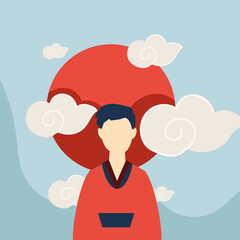 korean man character