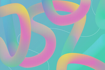 Obraz premium abstract shapes background. Vector illustration