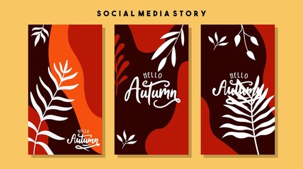 Design backgrounds for social media banner.Set of social media post frame templates.Vector cover. Mockup for personal blog or shop.Layout for promotion.Endless square puzzle.