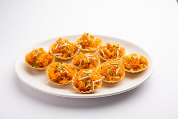 Gajar Halwa canape Tart