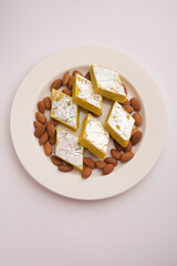 Badam Katli or Barfi or burfi