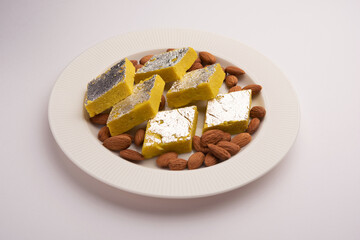 Badam Katli or Barfi or burfi