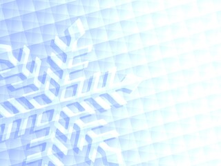 背景 雪の結晶