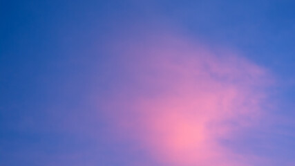 Naklejka na ściany i meble abstract blue sky with twillight color background