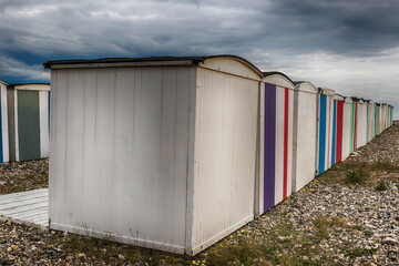 beach huts at the beach