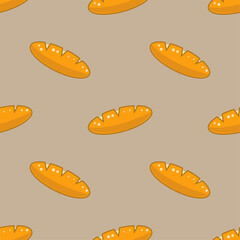 seamless pattern bread design