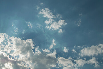 blue sky with clouds