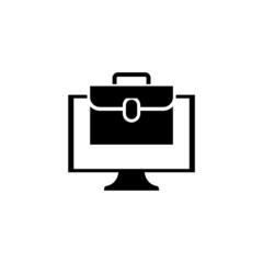 Working icon isolated on white background