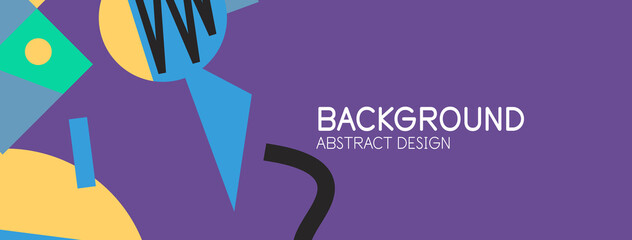 Fototapeta premium Abstract background with blocks, lines, geometric shapes. Techno or business concept for wallpaper, banner, background, landing page