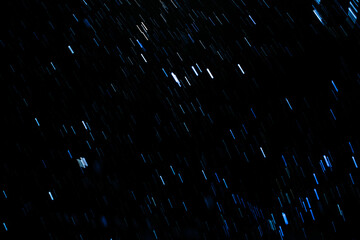 blue meteor shower, background or texture