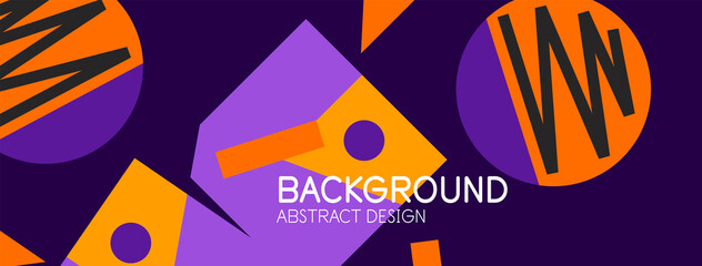 Fototapeta na wymiar Abstract background with blocks, lines, geometric shapes. Techno or business concept for wallpaper, banner, background, landing page