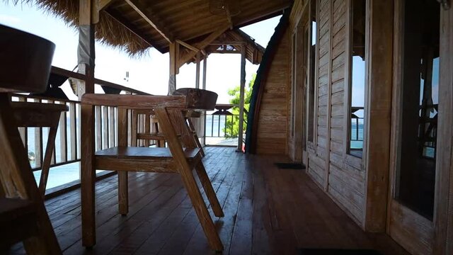 Tropical hotel near the beach in Nusa Penida Bali Indonesia