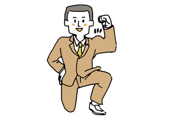 とても頼もしいビジネスマン
