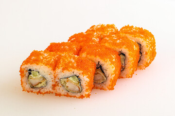 Japanese traditional roll with prawn