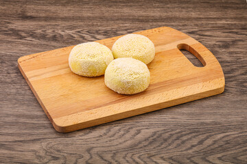 Raw potato zrazy for cooking