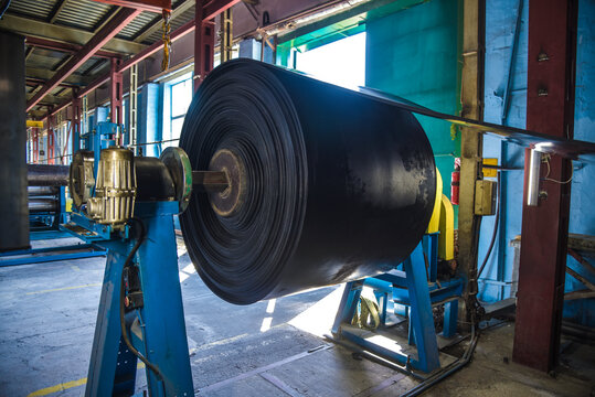 industrial production of rubber in rolls