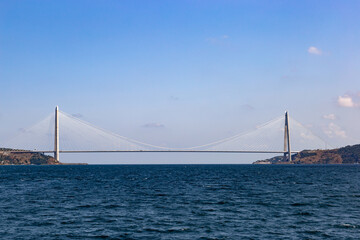 Yavuz Sultan Selim Bridge of Istanbul. Turkey
