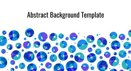 abstract background with circle elements fulfil. Colorful geometric Circular wallpaper with fluid color 3