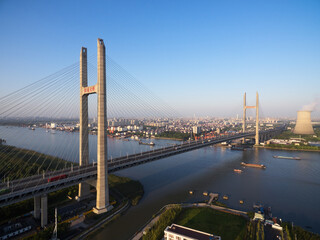 Minpu Bridge over Huangpu River