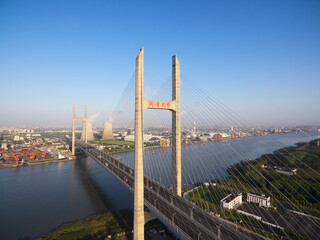 Minpu Bridge over Huangpu River