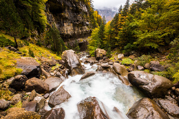 Autumn in Ordesa and Monte Perdido National Park, Spain