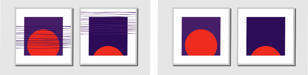 abstraction, lines, sun, sunset, minimalism, poster, banner, picture, house, decor, wall decor, bedroom, interior, trend, Scandinavian, decor, wall, lines, waves, sea, abstract, for home, gallery, art