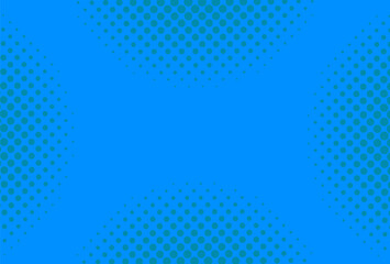 retro comic blue background raster gradient halftone pop art retro style