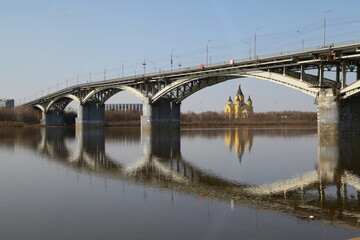 Fototapeta premium bridge over the river