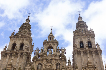 Fototapeta premium Plaza del Obradoiro in Santiago de Compostela