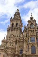 Fototapeta na wymiar Plaza del Obradoiro in Santiago de Compostela