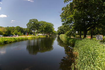 Fototapeta na wymiar Historic Apeldoorns canal, Gelderland, Netherlands
