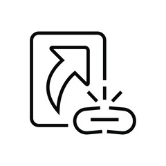 Broken shortcut icon