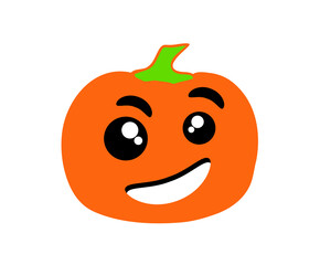 Pumpkin Halloween Single Illustration for The Holiday