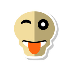 Skull Halloween Horror Festive Illustration Silhouette