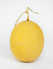 Fresh melon isolated on white